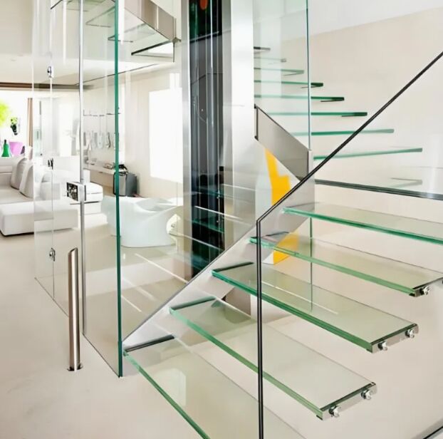 칭다오 공장 PVB/SGP/EVA 투명 라미네이트 안전 유리 패널 (건축용)