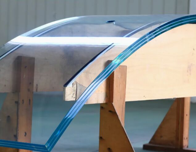 칭다오 공장 PVB/SGP/EVA 투명 라미네이트 안전 유리 패널 (건축용)